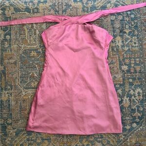 Pink strapless Princess Polly dress